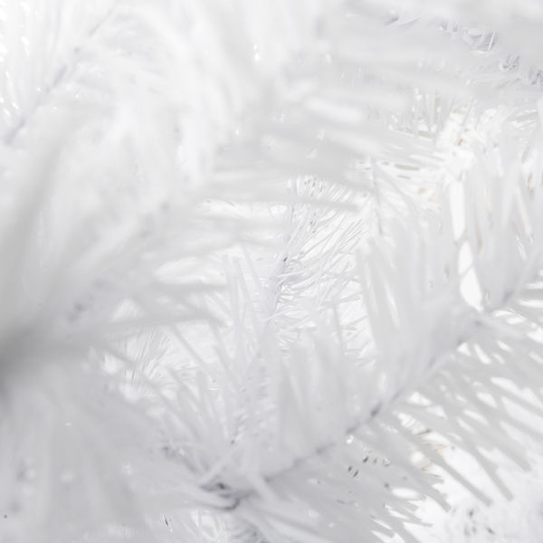 7FT ijzeren poot witte kerstboom met 950 takken