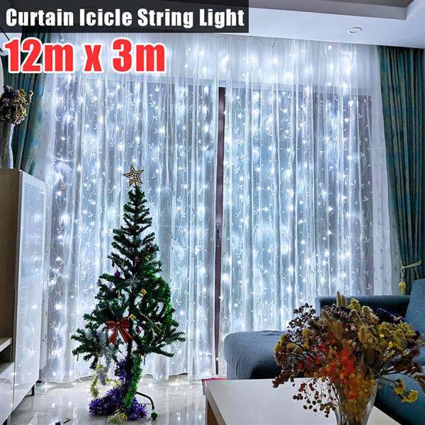 Beste 1200-LED Warm Wit Licht Romantische Kerst Bruiloft Buiten