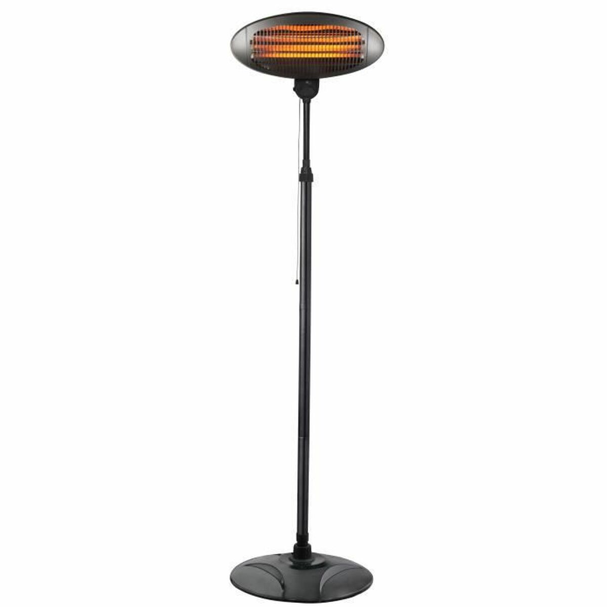 Electric Halogen Heater Favex Fano 210 cm Black 2000 W - Terrasland