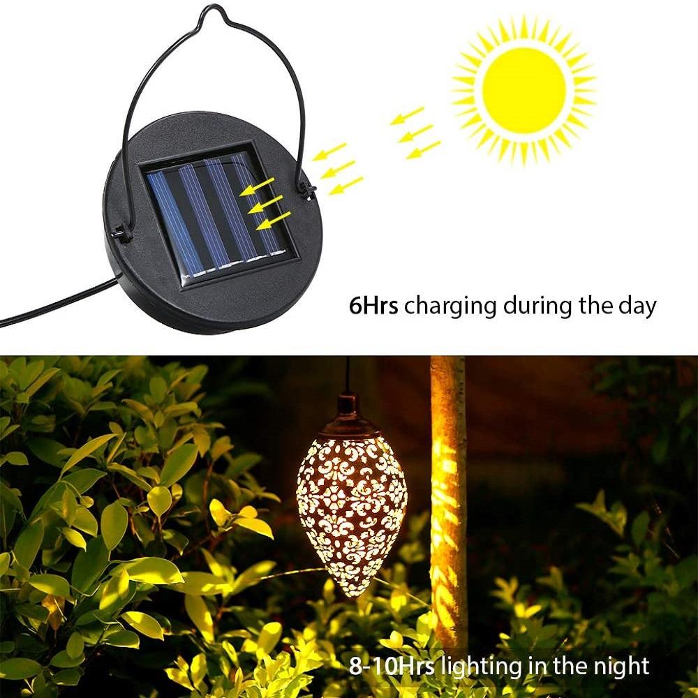 Solar Light LED Lantern Garland Waterproof Hanging Outdoor Fairy Light - Terrasland