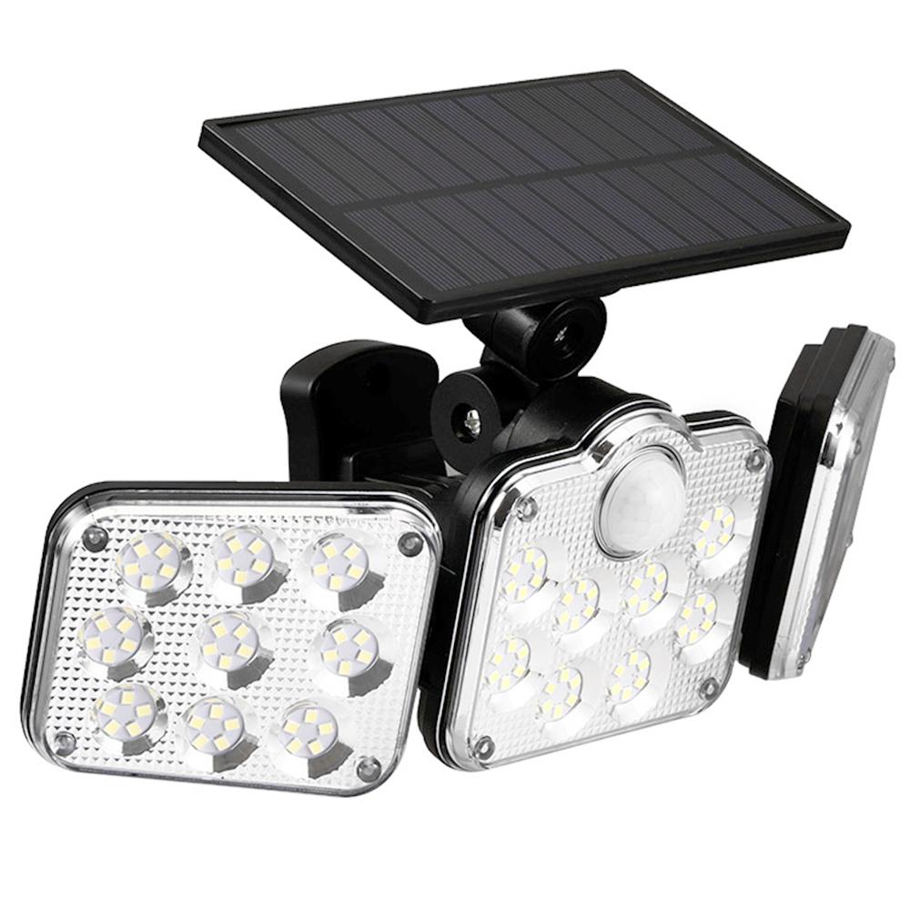 3 Adjustable Heads 270° Wide Angle Illumination Solar Lights Outdoor - Terrasland