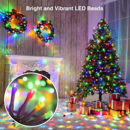 100 LED String Lights Decorative String Hanging Lights with 8 Modes