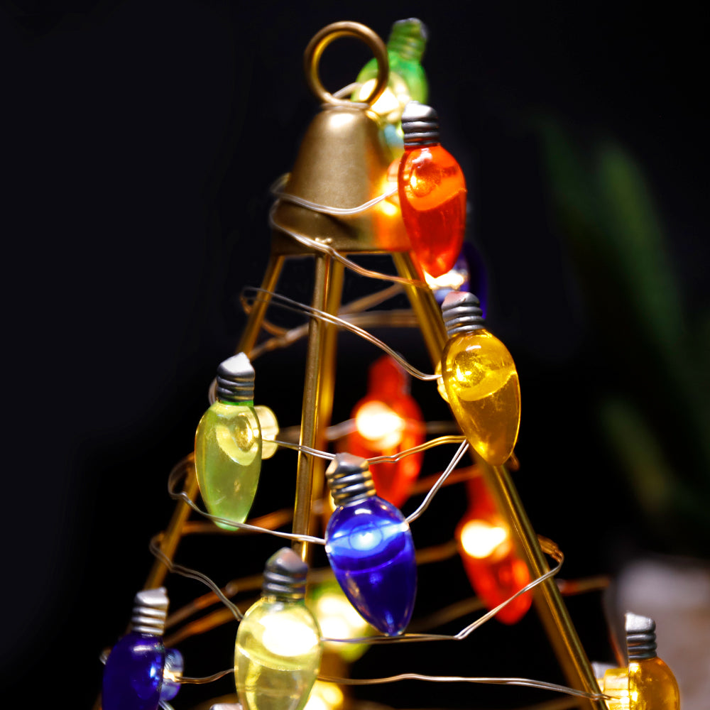 Wholesale Four-Color Bulb String Lights Mini Christmas Lights