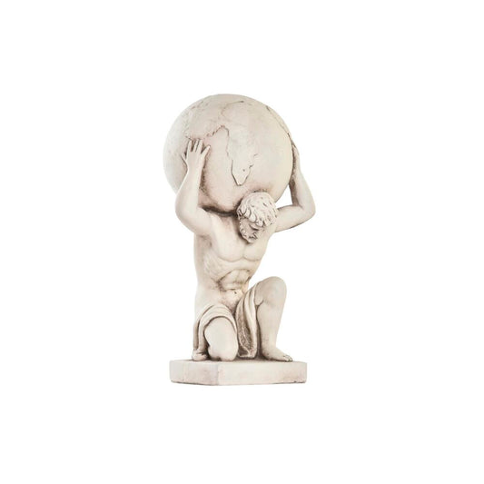 Decorative Garden Figure DKD Home Decor Atlas White Magnesium (31 x 28 - Terrasland