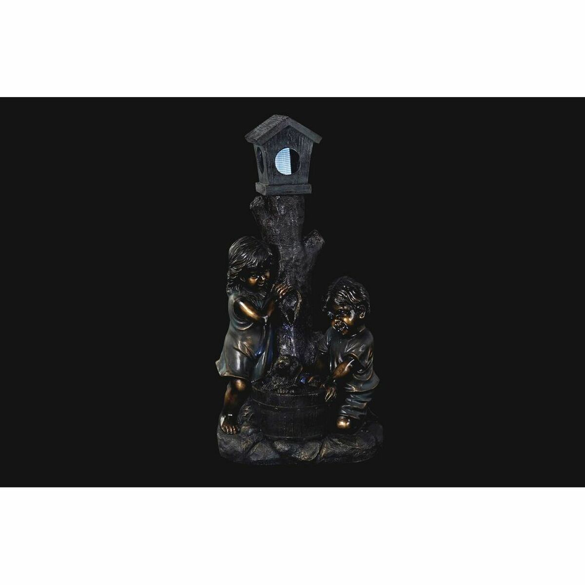 Garden fountain DKD Home Decor Bronze Resin Children 45 x 30 x 87 cm - Terrasland