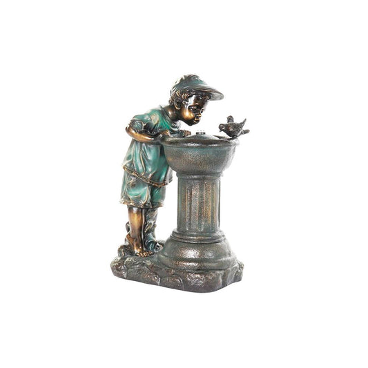 Garden fountain DKD Home Decor Bronze Resin Children (40 cm) - Terrasland