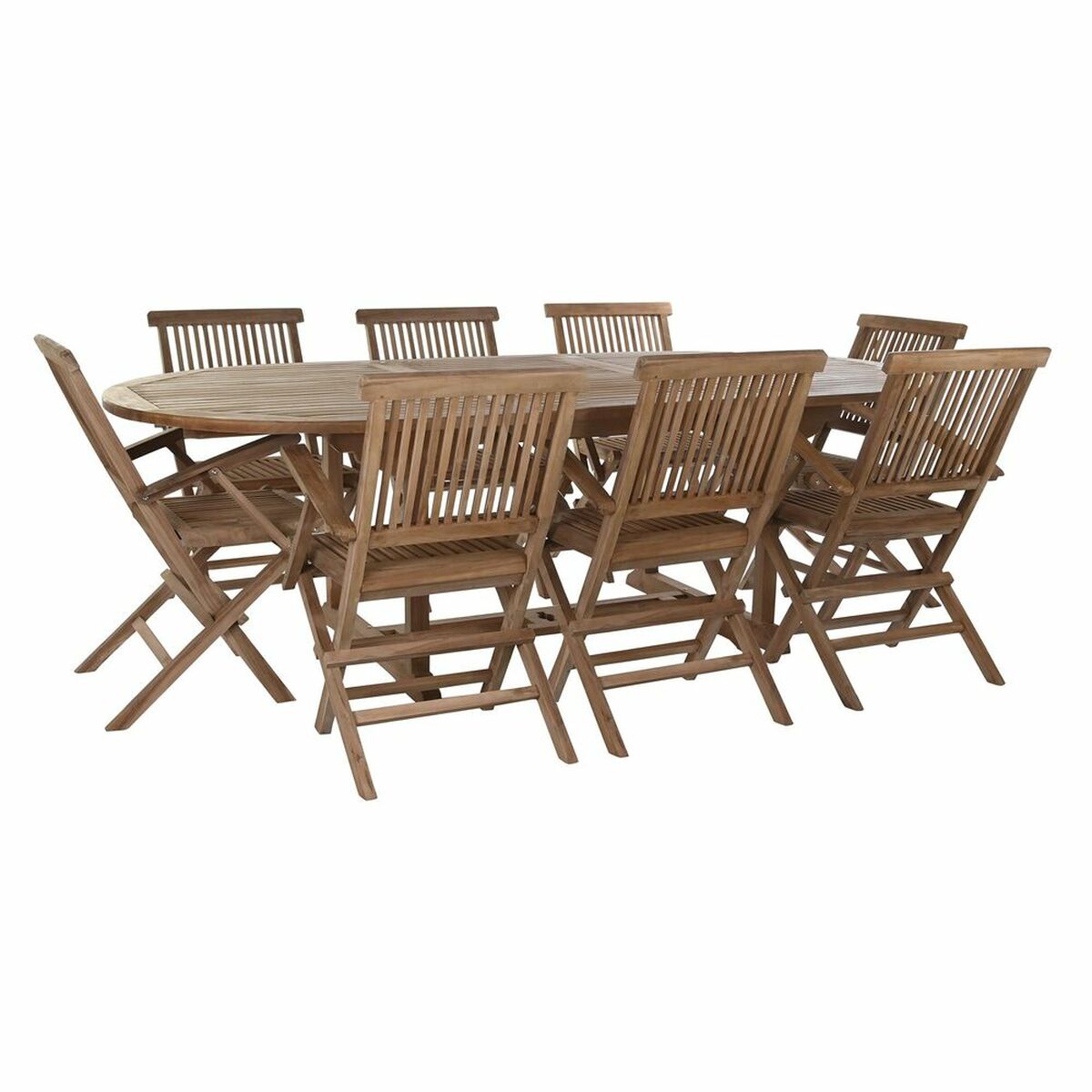 Table set with chairs DKD Home Decor 90 cm 180 x 120 x 75 cm - Terrasland