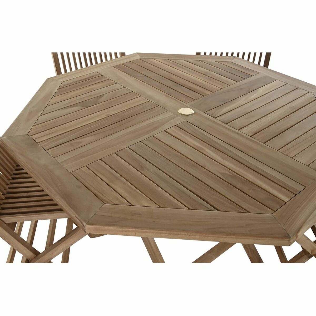 Table set with chairs DKD Home Decor 90 cm 120 x 120 x 75 cm - Terrasland