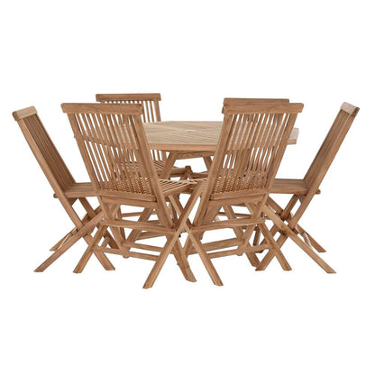 Table set with chairs DKD Home Decor 90 cm 120 x 120 x 75 cm - Terrasland