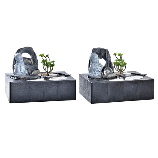 Garden fountain DKD Home Decor 29 x 21 x 22 cm Resin Oriental (2 - Terrasland