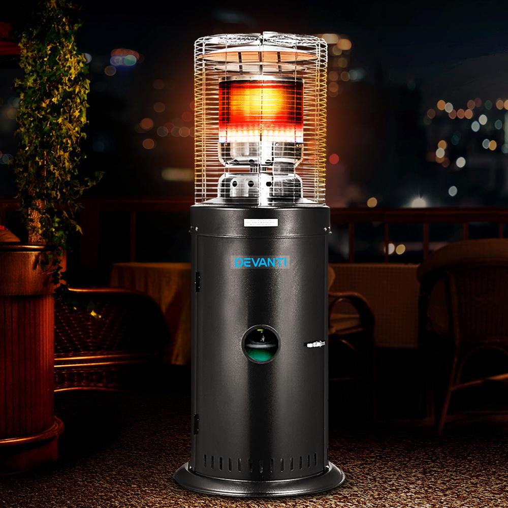 Devanti Gas Patio Outdoor Heater Propane Butane LPG Portable Heater - Terrasland