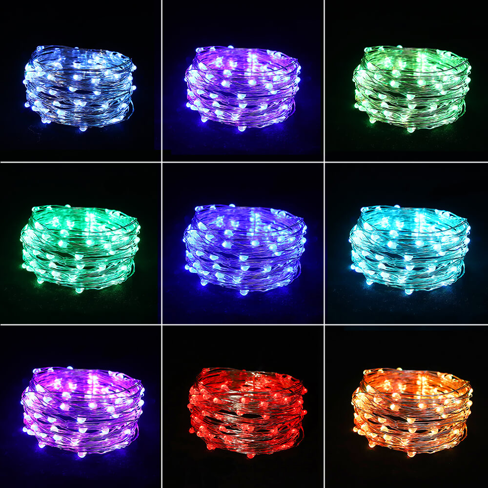 Hot Sales  Christmas 33ft Colors Change USB LED Fairy String Twinkle