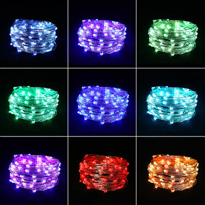 Hot Sales  Christmas 33ft Colors Change USB LED Fairy String Twinkle