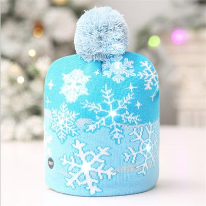 Hot Sale LED Christmas Tree Hat Light Up Knitted