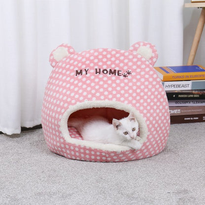 Lovely Pet Cats Beds Houses Thick Warm Sofa Kennel