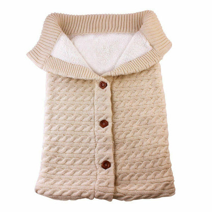 Newborn Baby Winter Warm Blanket Babies Knit