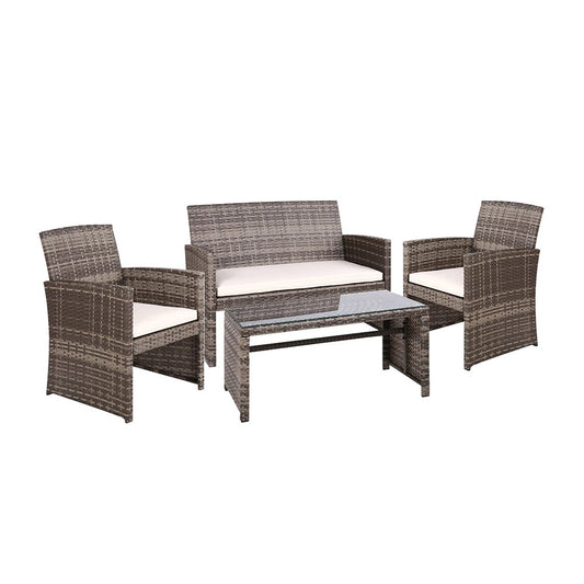 Gardeon Garden Furniture Outdoor Lounge Setting Wicker Sofa Set - Terrasland