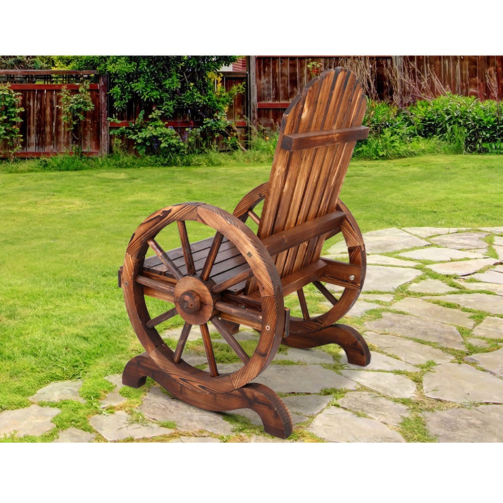 Gardeon Wooden Wagon Chair Outdoor - Terrasland