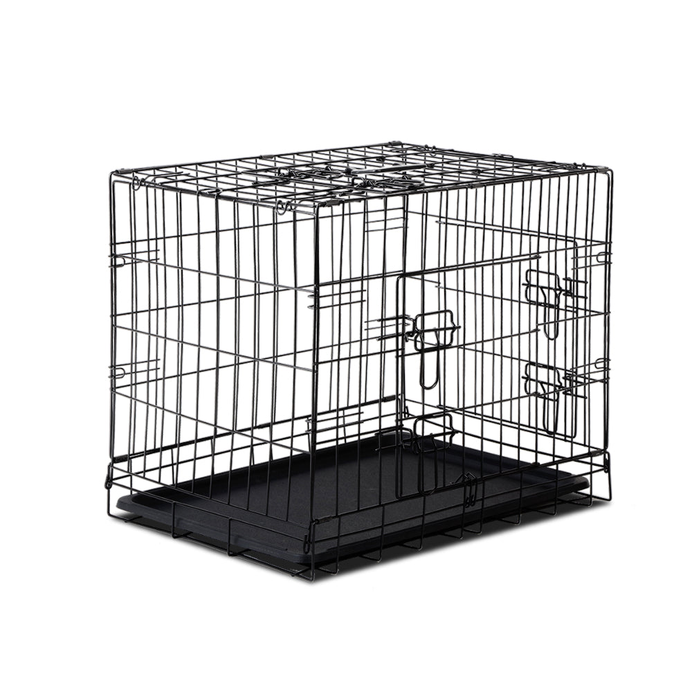 i.Pet 24inch Pet Cage - Black - Terrasland