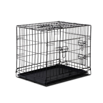 i.Pet 24inch Pet Cage - Black - Terrasland