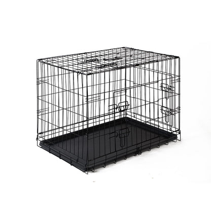 i.Pet 36inch Pet Cage - Black - Terrasland