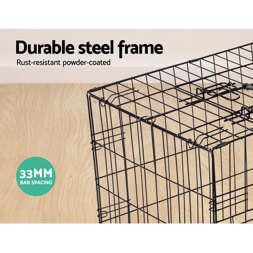 i.Pet 36inch Pet Cage - Black - Terrasland