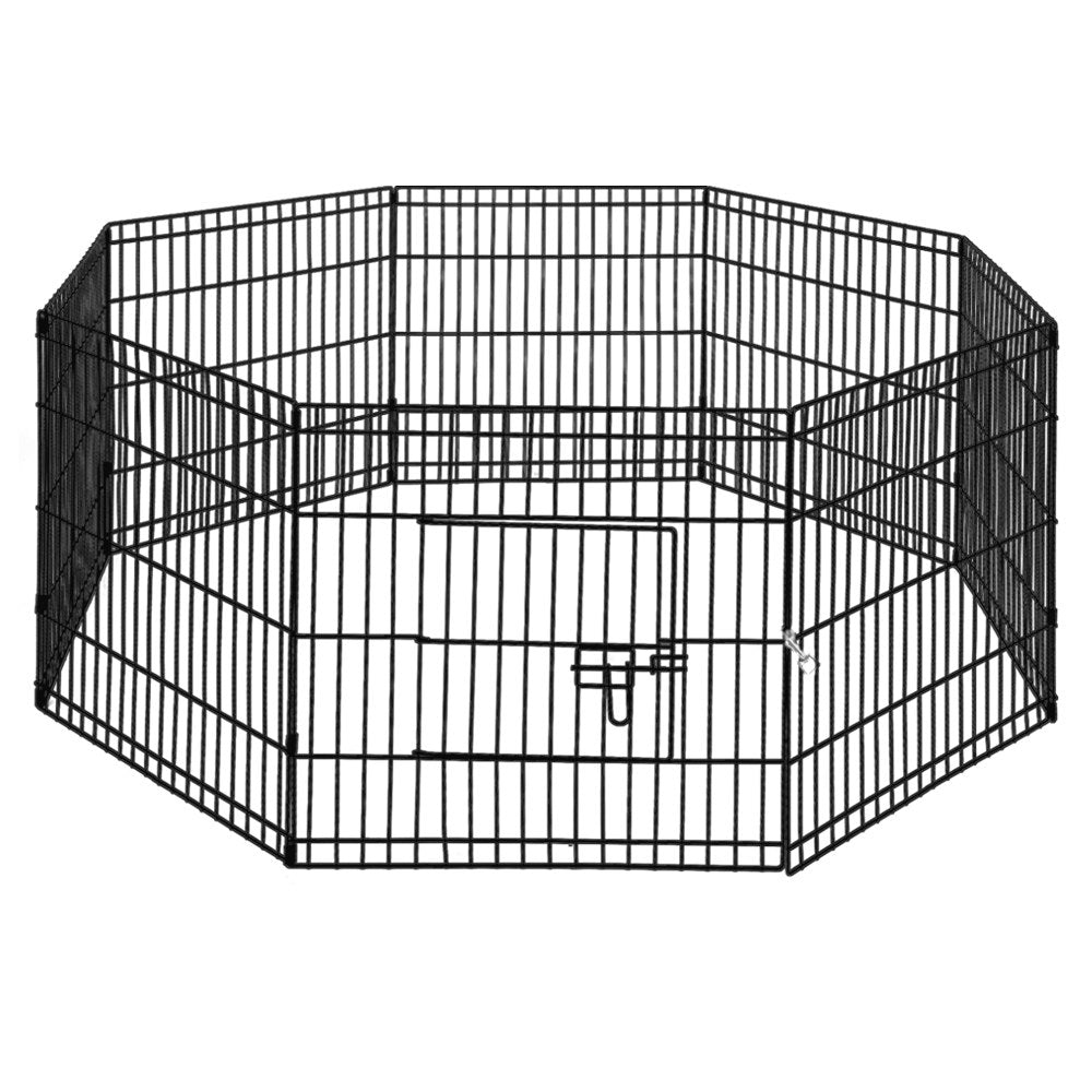 i.Pet 24" 8 Panel Pet Dog Playpen Puppy Exercise Cage Enclosure Play - Terrasland