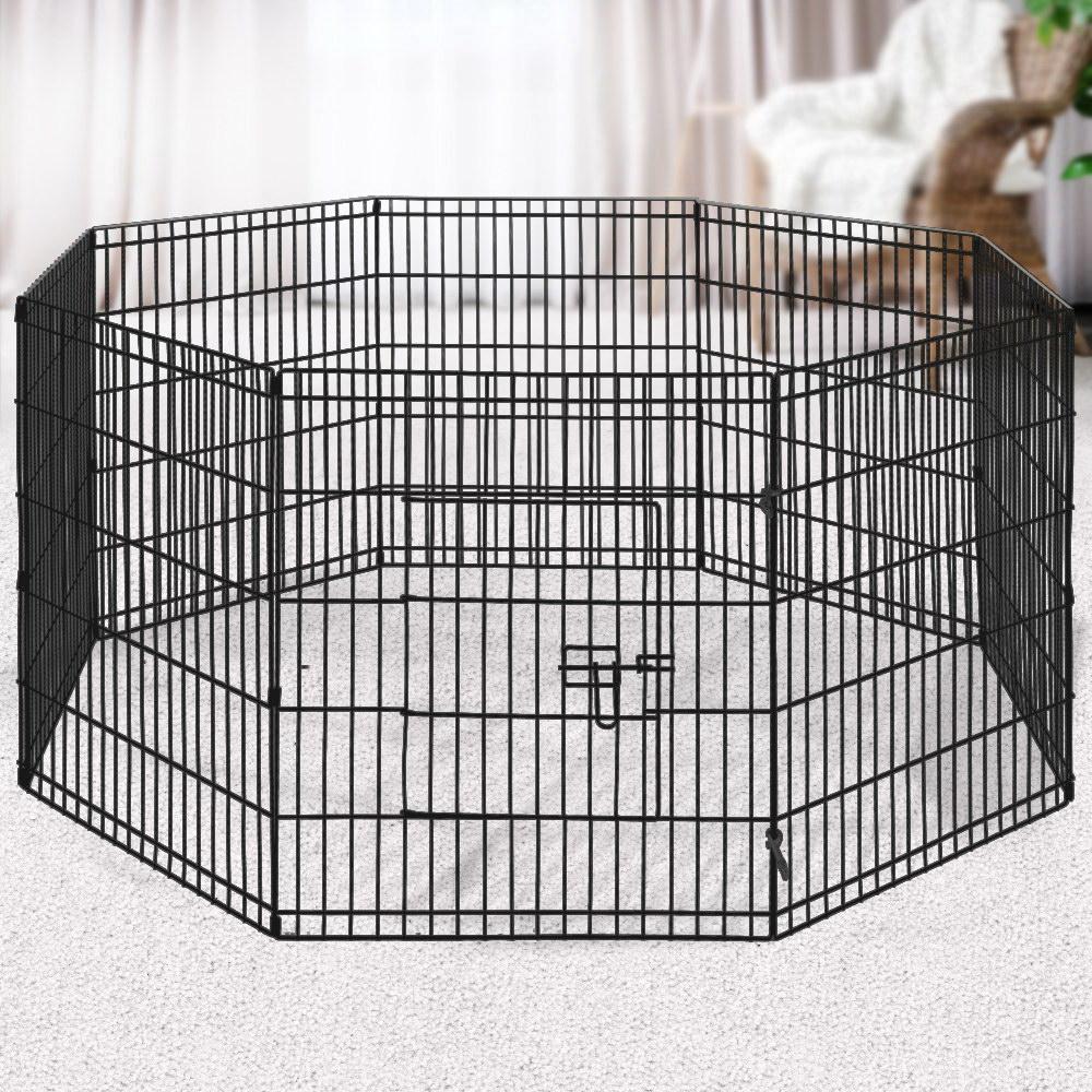 i.Pet 2X30" 8 Panel Pet Dog Playpen Puppy Exercise Cage Enclosure - Terrasland