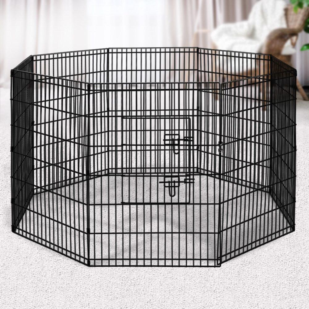 i.Pet 2X36" 8 Panel Pet Dog Playpen Puppy Exercise Cage Enclosure - Terrasland