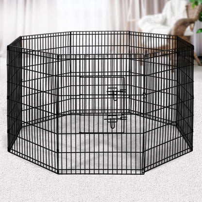 i.Pet 2X36" 8 Panel Pet Dog Playpen Puppy Exercise Cage Enclosure - Terrasland