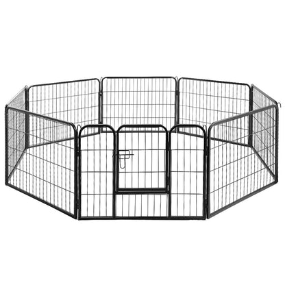 i.Pet 8 Panel Pet Dog Playpen Puppy Exercise Cage Enclosure Fence Play - Terrasland