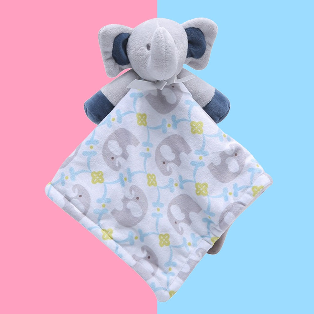 Practical Plush Saliva Security Blanket Soft Cute