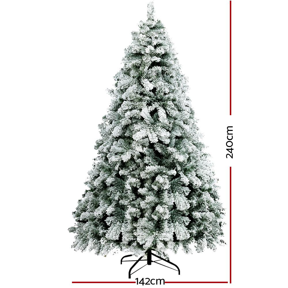 Jingle Jollys Snowy Kerstboom 2.4M 8FT Kerstversiering 859 Tips