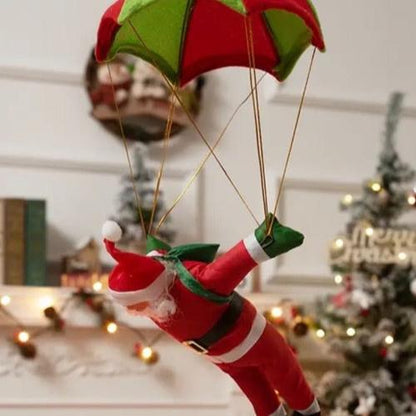 Christmas Electric Santa Decor, Santa Climbing Ropes & Ladder Toy