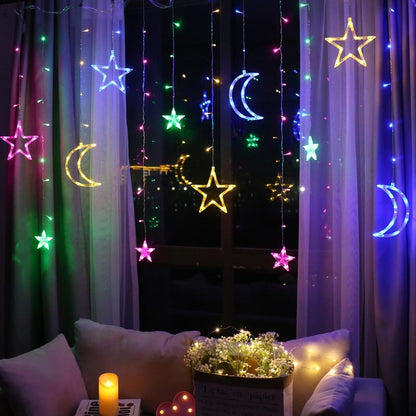 Moon Star Lamp LED Lamp String Christmas Lights