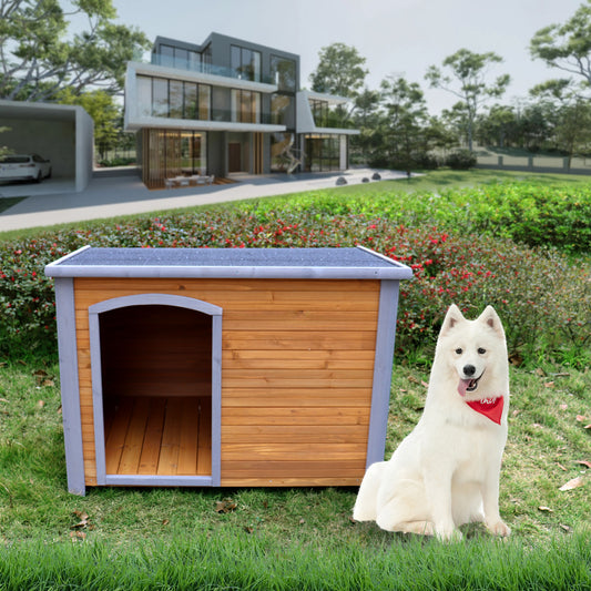 Dog House Outdoor & Indoor Wooden - Terrasland