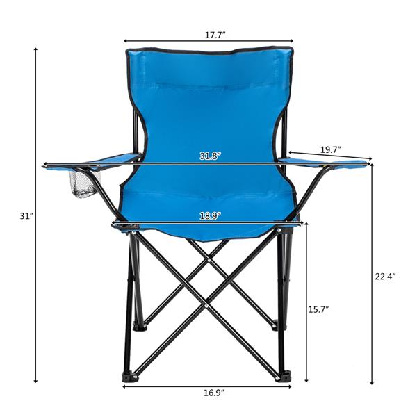 Outdoor lightweight Chair Portable Folding Camping Chair - Terrasland