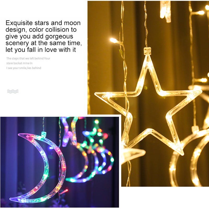 Moon Star Lamp LED Lamp String Christmas Lights