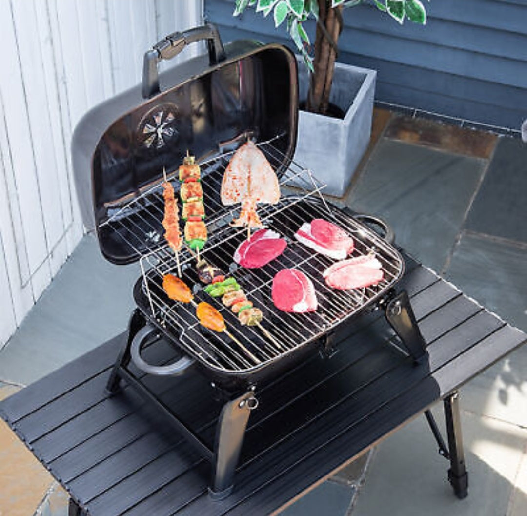 Portable Tabletop BBQ Charcoal Grill - Terrasland