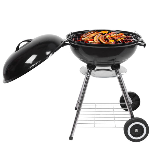 18 Inch Apple Charcoal Stove BBQ Grill For Outdoor Cooking - Terrasland