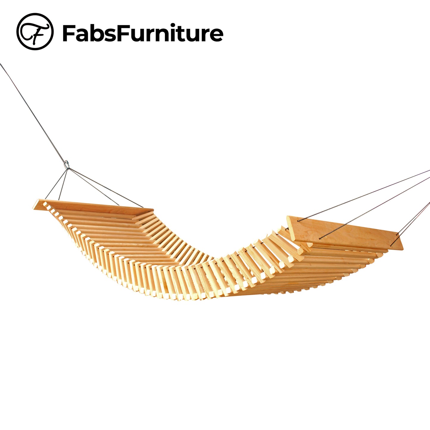 V1 Wooden hammock (hammock only) handmade by Fabsfurniture.nl - Terrasland