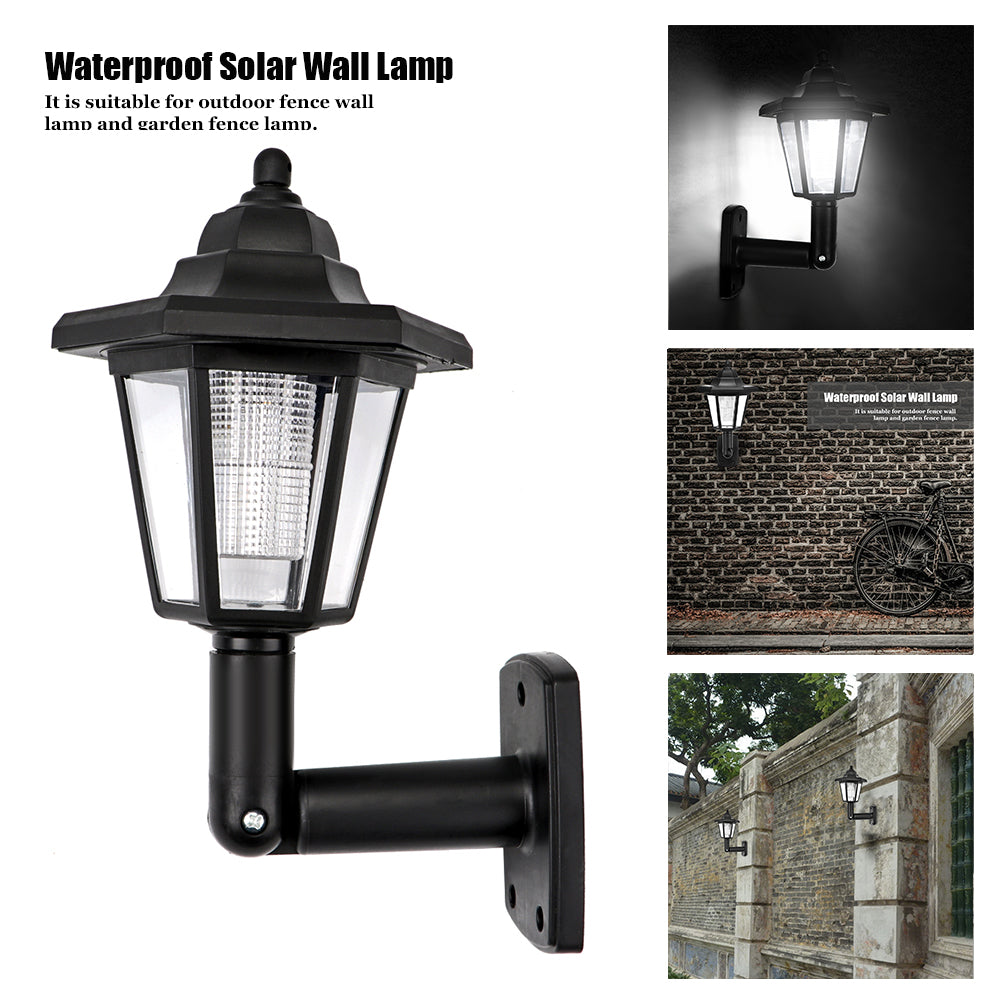 2pcs Waterproof Solar LED Hexagonal Wall Lamp - Terrasland