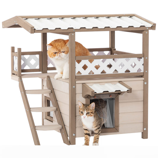 Feral Cat House Outdoor Indoor Kitty Houses - Terrasland