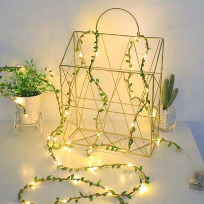 DIY Artificial Vines with 100 LED USB String Lights