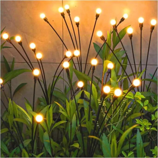 Firefly Outdoor Solar Lights 8 Led with Flash Mode Starburst Swaying - Terrasland