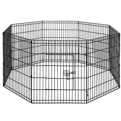 i.Pet 30" 8 Panel Pet Dog Playpen Puppy Exercise Cage Enclosure Play - Terrasland