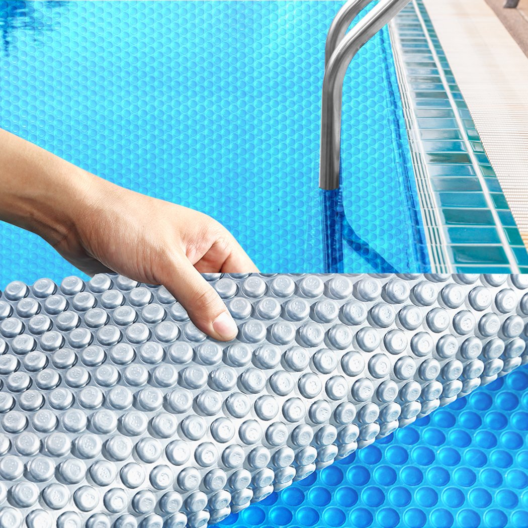 Solar Swimming Pool Cover 500 Micron Outdoor Blanket Isothermal Bubble - Terrasland