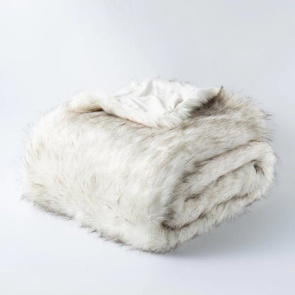 Luxury Faux Fox Fur Blanket