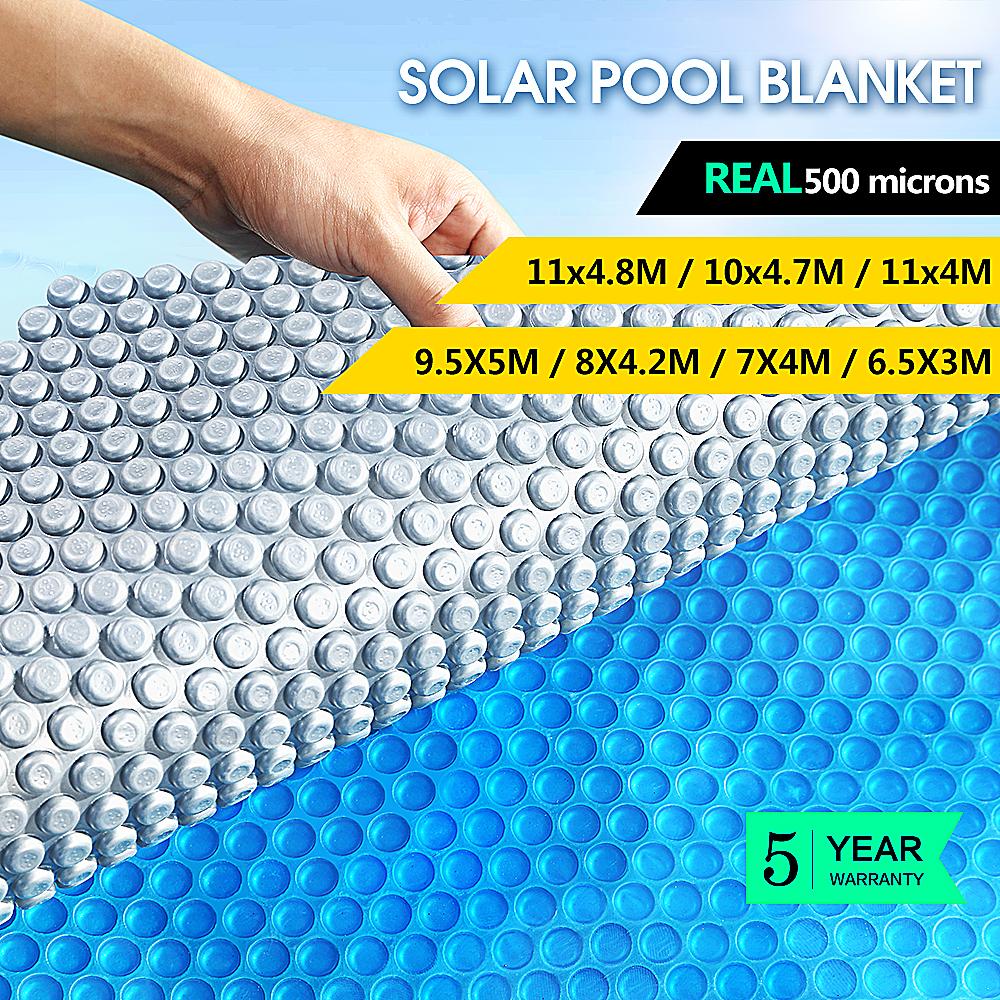 Solar Swimming Pool Cover 500 Micron Outdoor Blanket Isothermal Bubble - Terrasland