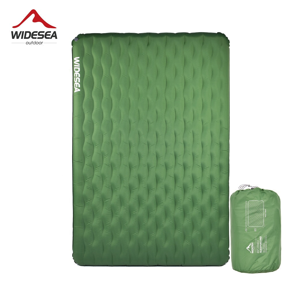 Camping Double Inflatable Mattress Outdoor Sleeping Pad Bed Ultralight - Terrasland